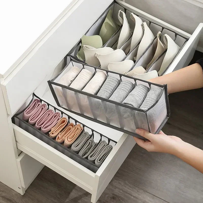 Foldable Underwear Drawer Organizer Box With Dividers