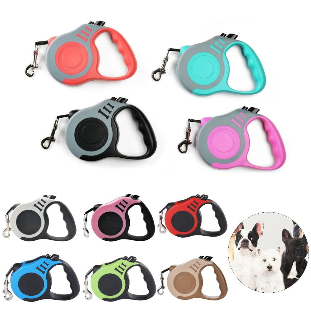 Retractable Nylon Dog Leash – Strong Auto Extend Lead