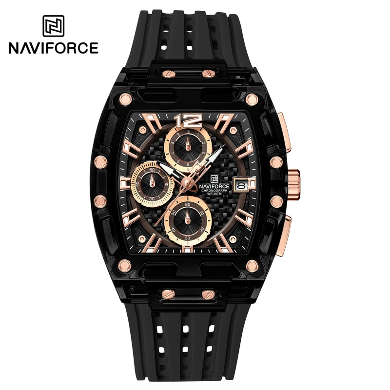 Men’s Sport Chronograph Quartz Watch 5ATM Waterproof