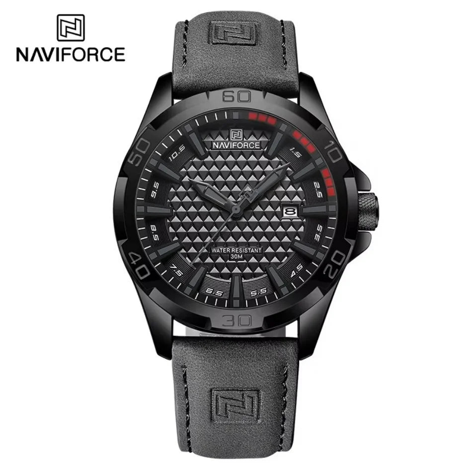 Men’s Quartz Sport Watch With PU Leather Strap