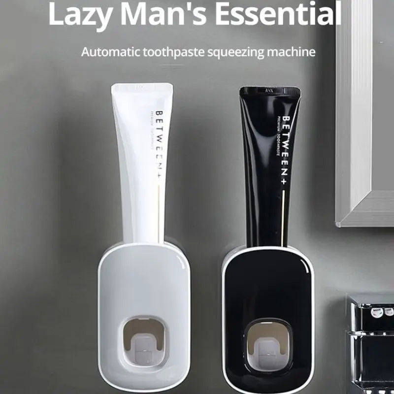 Automatic Toothpaste Dispenser With Wall-Mount Holder
