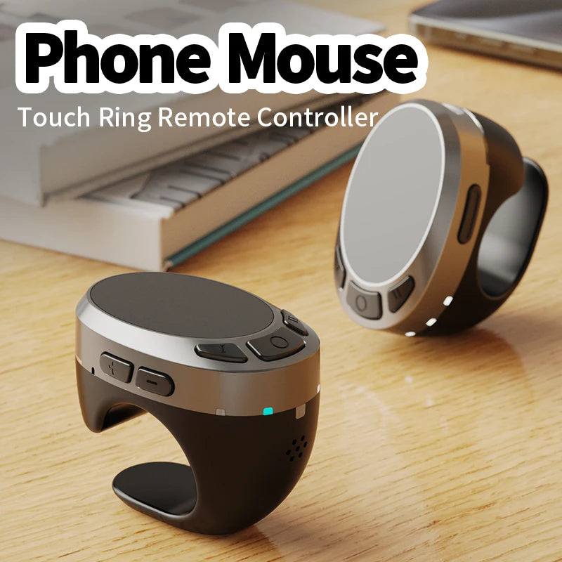 Bluetooth Scrolling Ring Remote – Hands-Free Page Turner