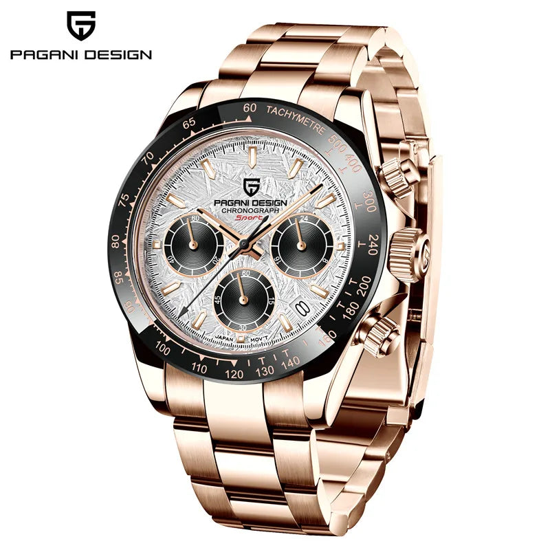 Men’s Chronograph Sport Watch Sapphire Crystal 100M