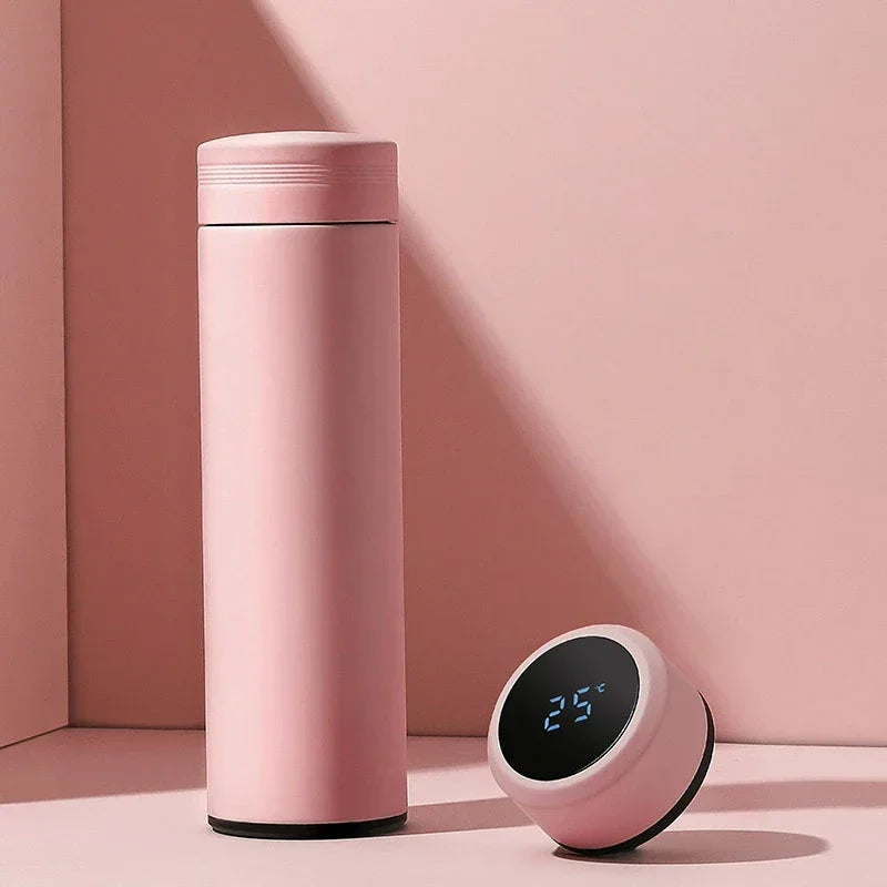 Stainless Steel Thermos Bottle with LED Temperature Display