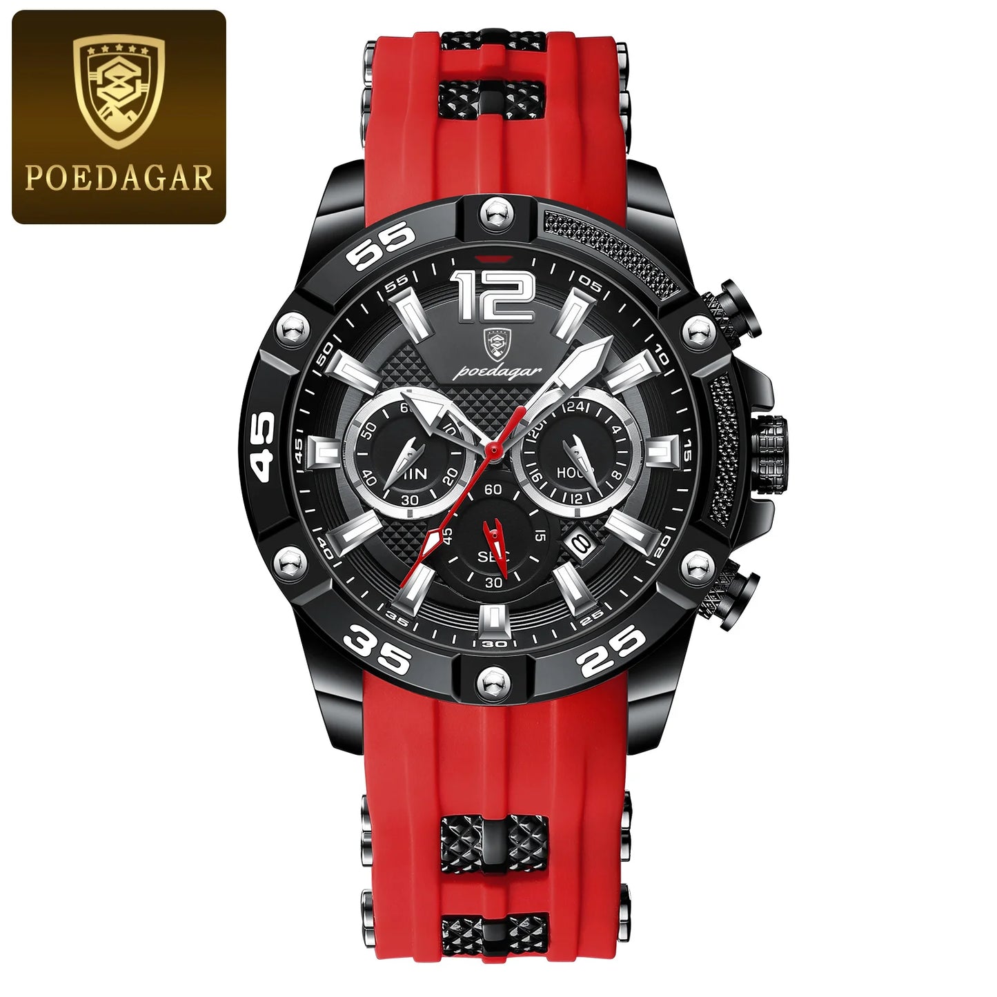 Men’s Chronograph Sports Watch Quartz Waterproof