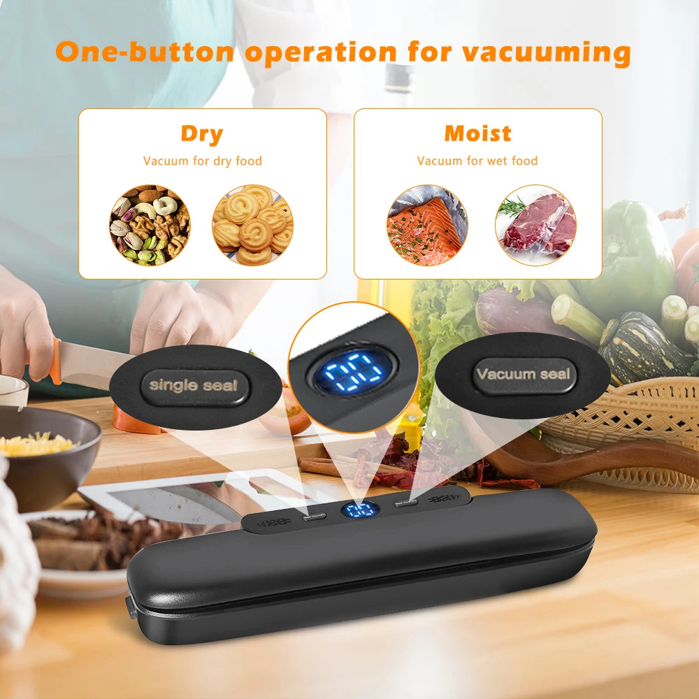 Household Food Vacuum Sealer Machine With Bags
