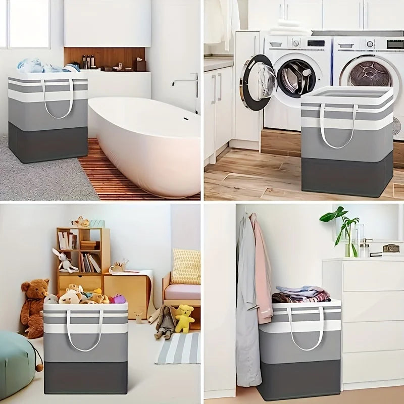 Extra Large Foldable Laundry Hamper with Handles