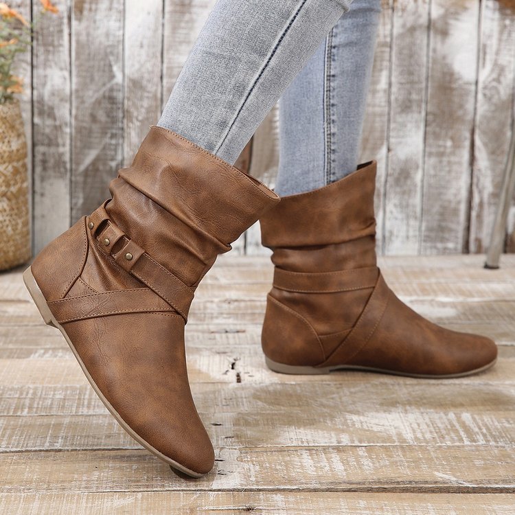 Cowboy Mid-Calf Boots