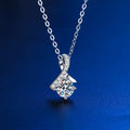 Moissanite White Gold Necklace
