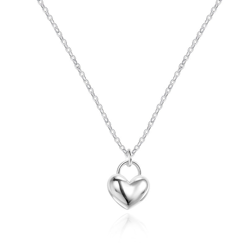 Heart Silver Pendant Necklace