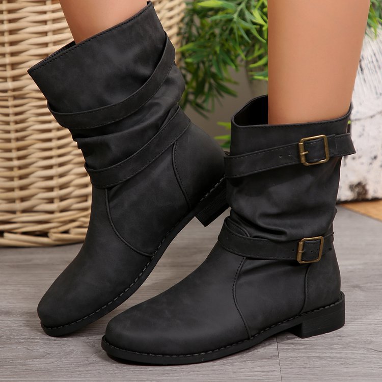 Mid Boots Premium Plus Size