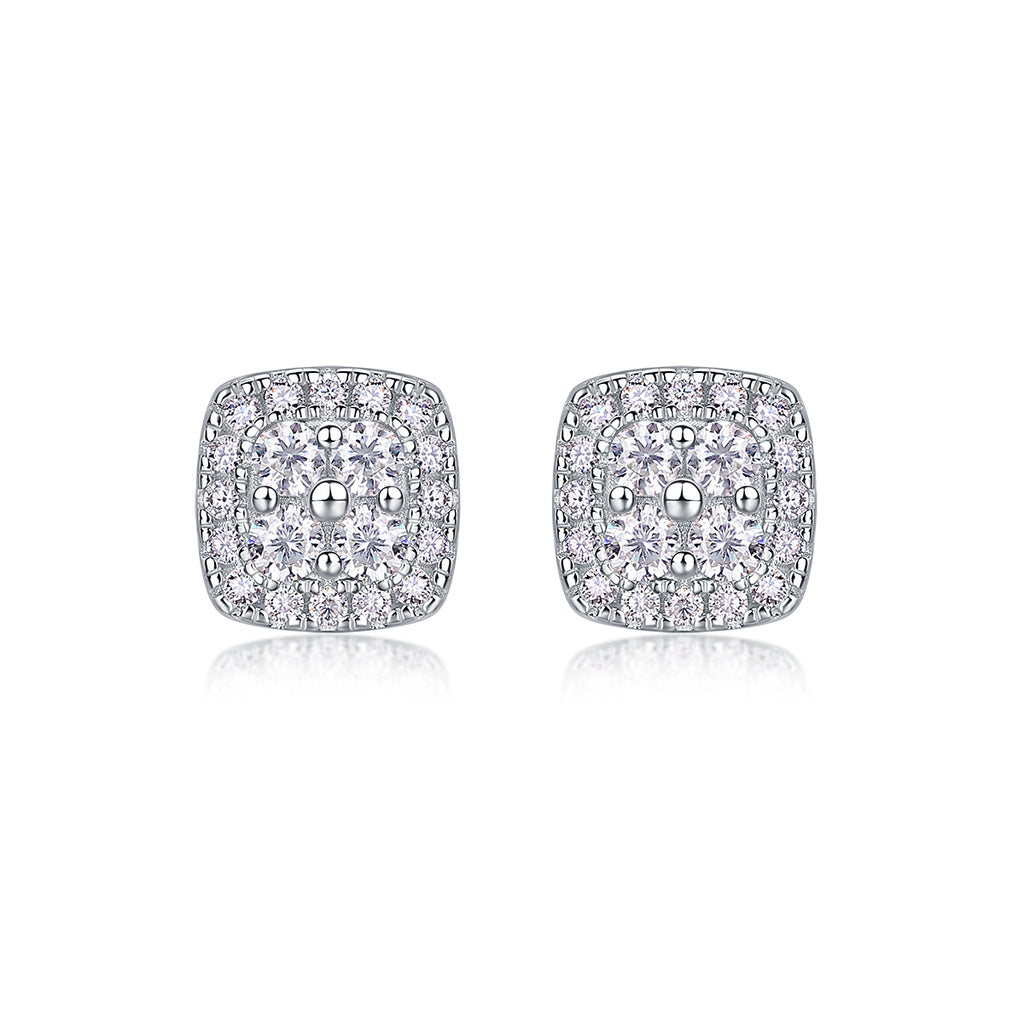 S925 Fog Sea Moissanite Earrings Set