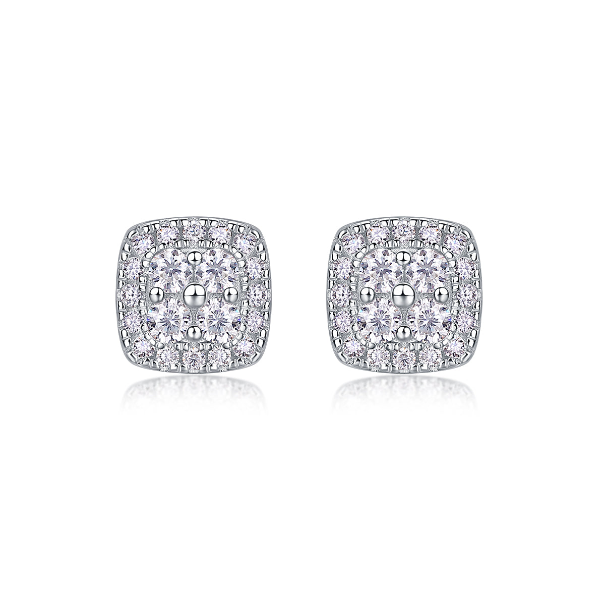 S925 Fog Sea Moissanite Earrings Set