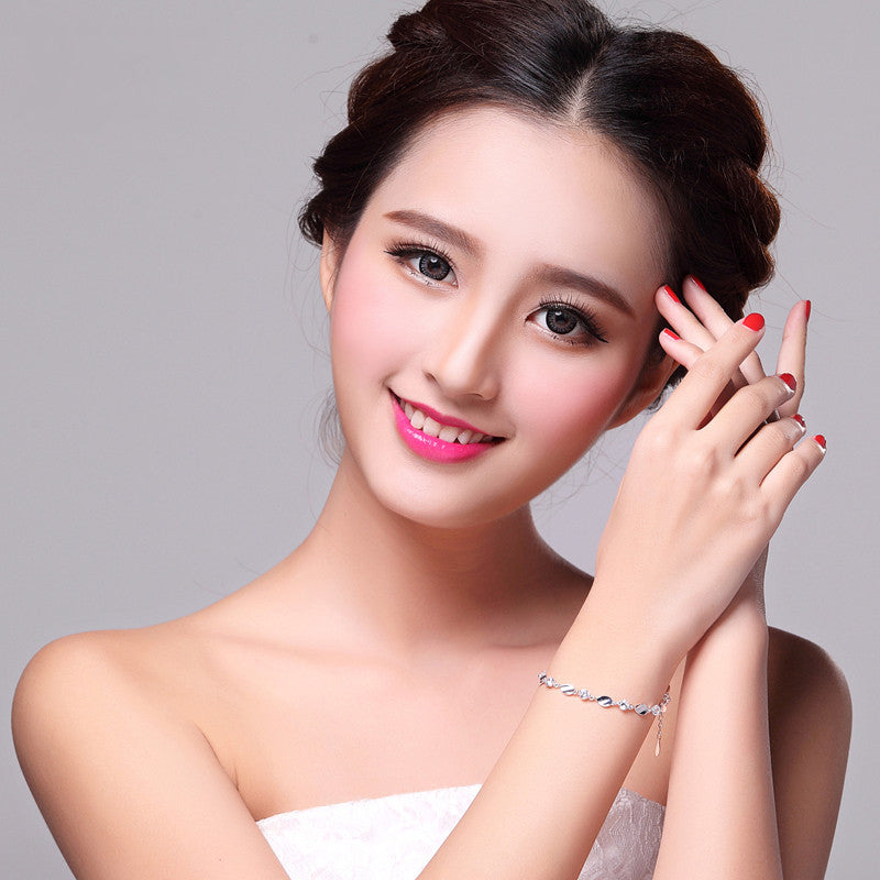 925 Sterling Silver Diamond Bracelet