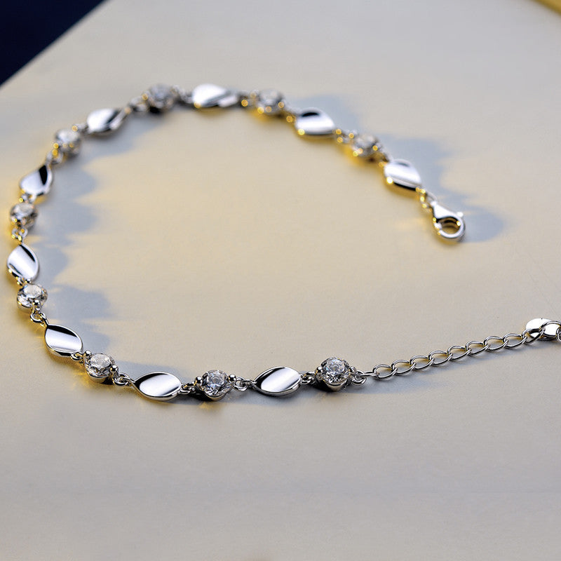 925 Sterling Silver Diamond Bracelet