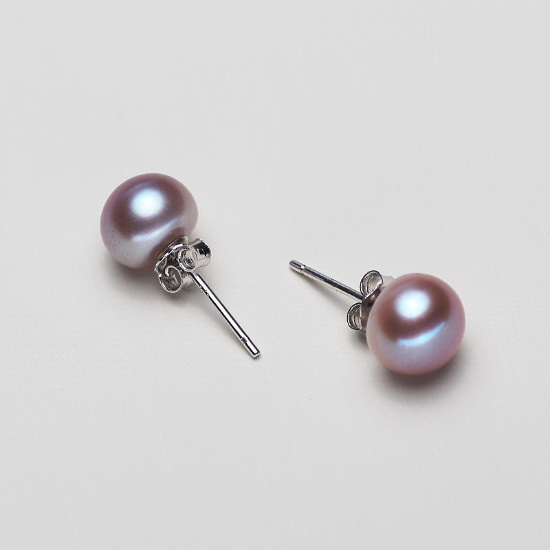 S925 Silver Earrings Freshwater Pearl