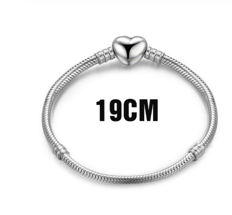 S925 Silver Smooth Cufflinks Bracelet