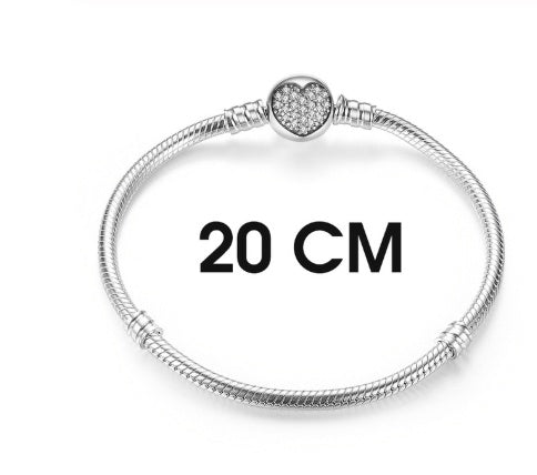 S925 Silver Smooth Cufflinks Bracelet