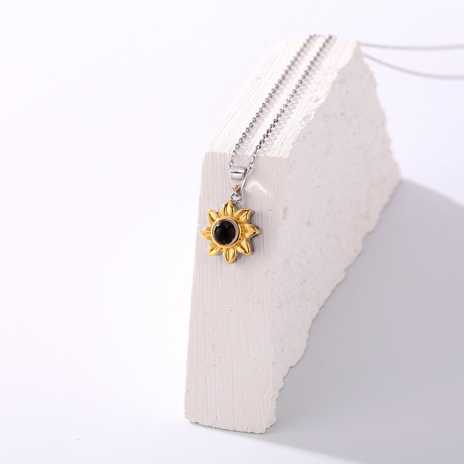 Sunflower Silver Necklace S925