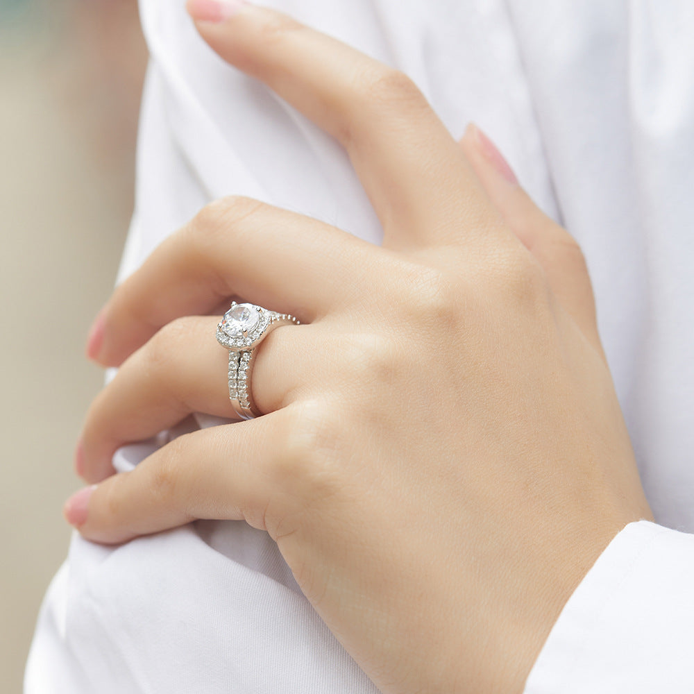 S925 Stacked Sterling Silver Ring