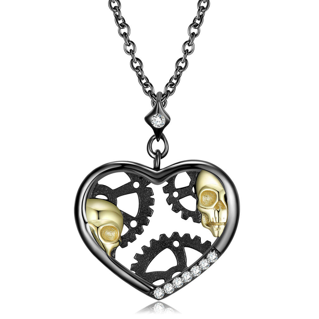 Mechanical Sterling Silver Necklace