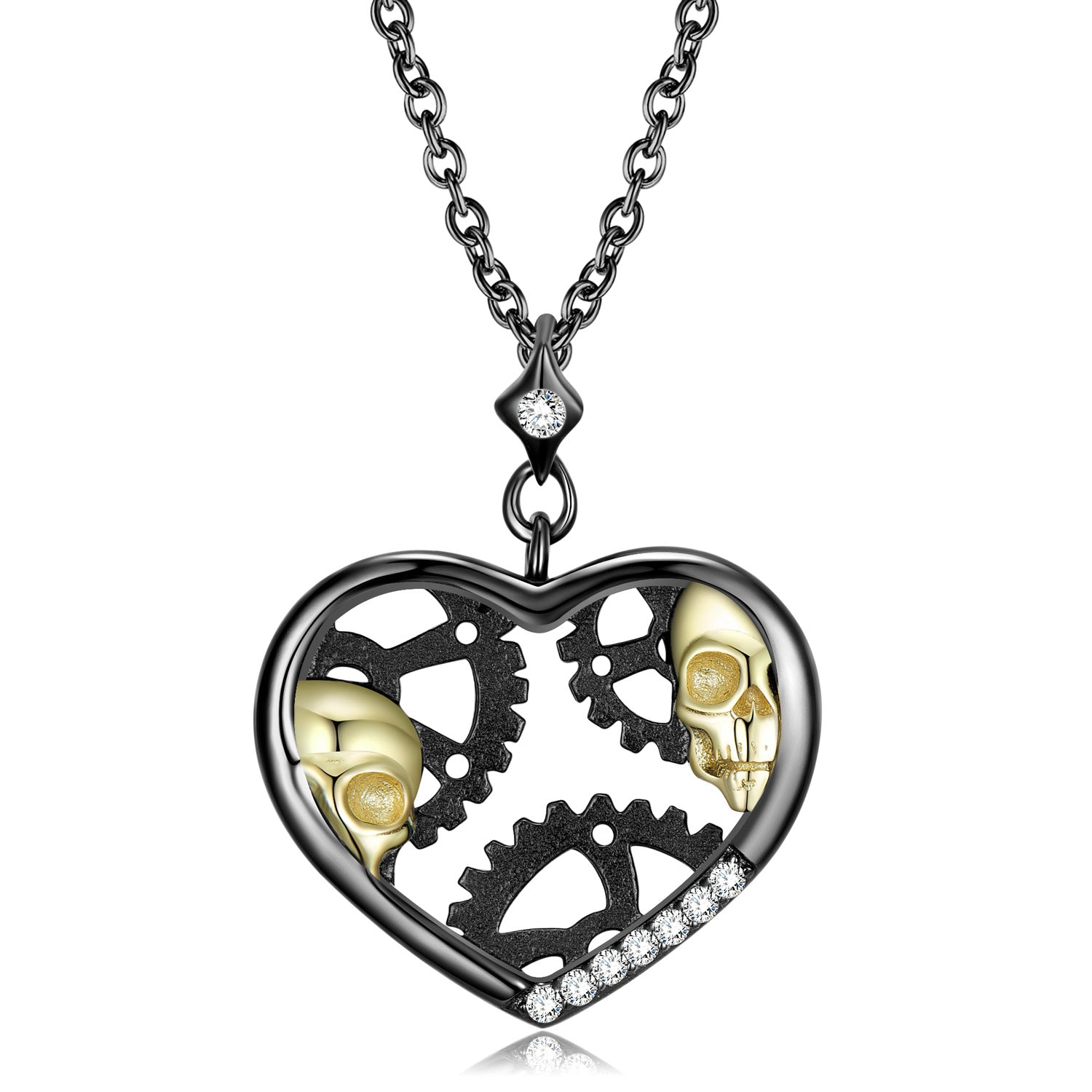 Mechanical Sterling Silver Necklace