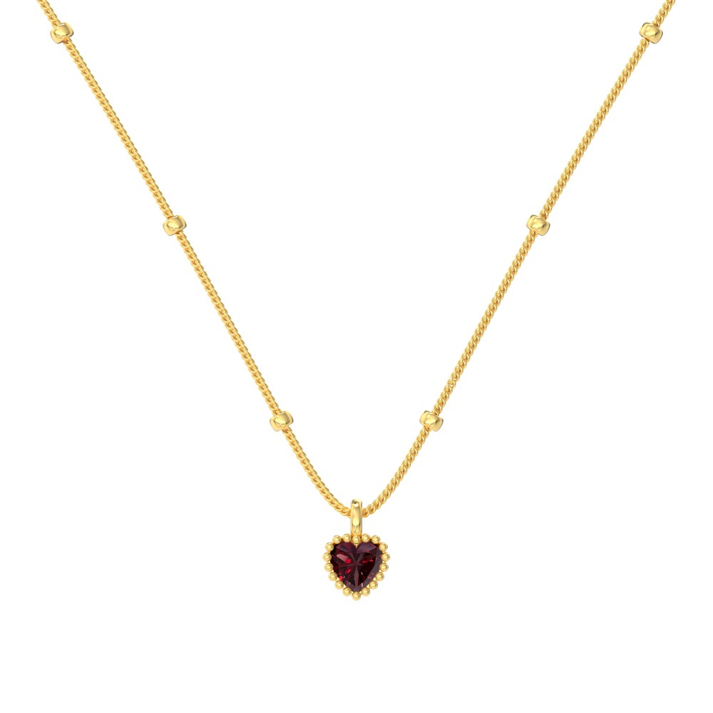 Exquisite Silver Heart Pendant Necklace
