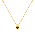 Exquisite Silver Heart Pendant Necklace