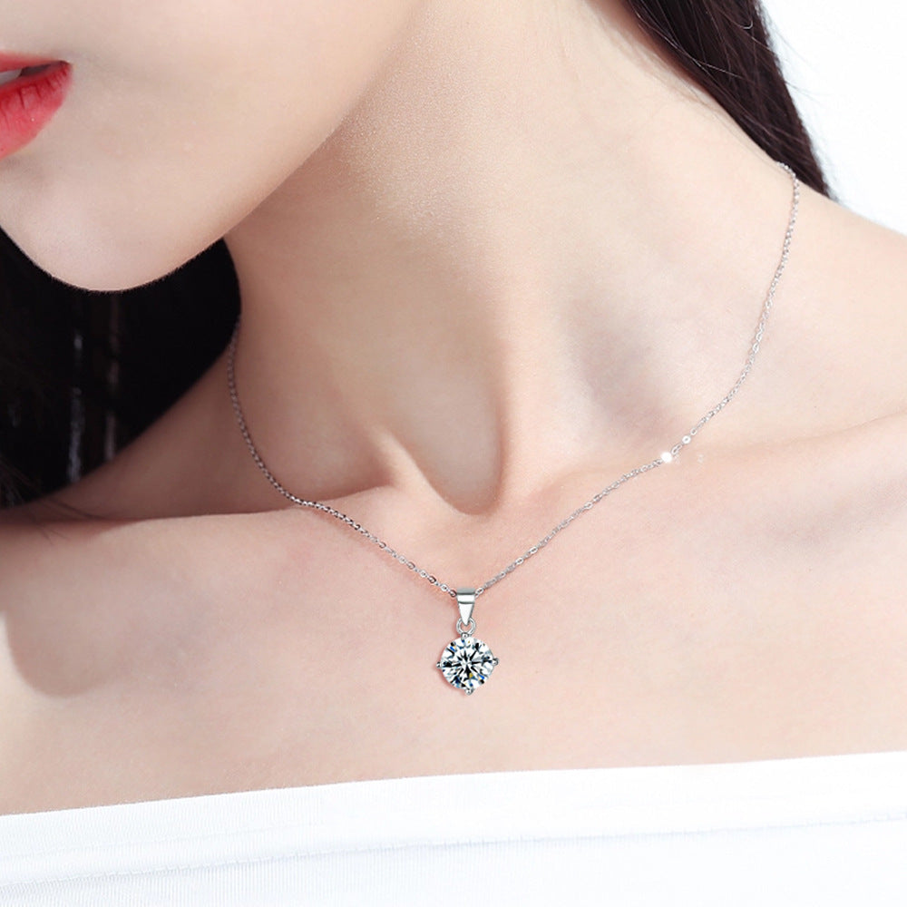 Zircon Sterling Silver Necklace