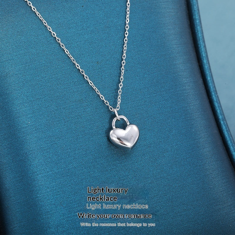 Heart Silver Pendant Necklace