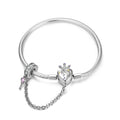 S925 Sterling Silver Heart Bracelet