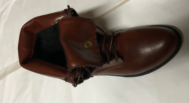 Retro Lace-Up Combat Boots