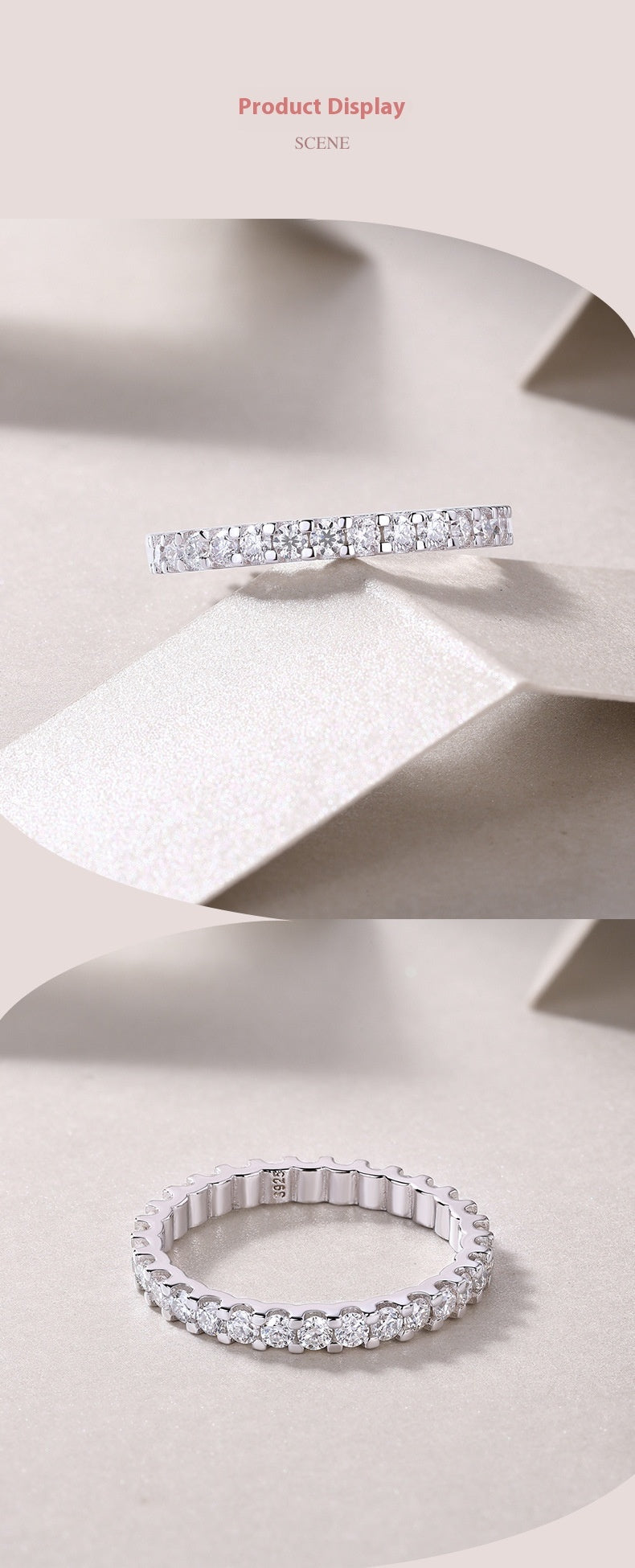 S925 Moissanite Silver Ring