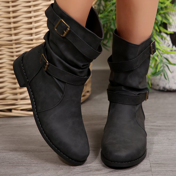Mid Boots Premium Plus Size