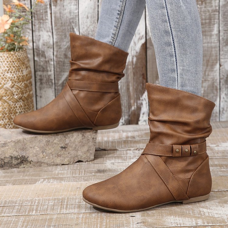 Cowboy Mid-Calf Boots