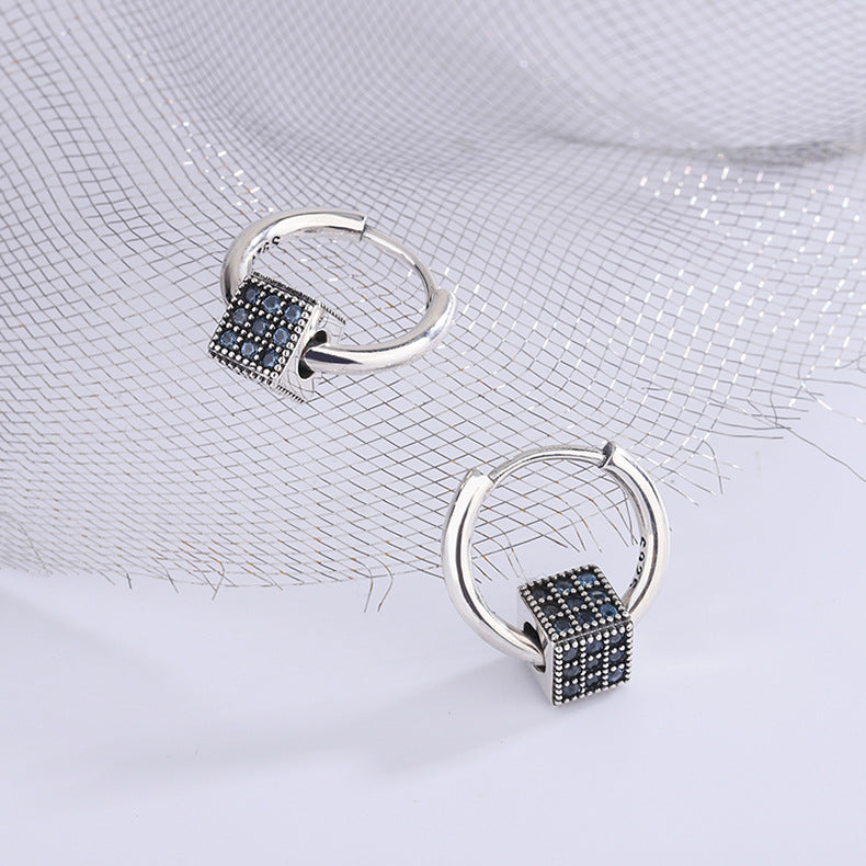 S925 Sterling Silver Spinel Earrings