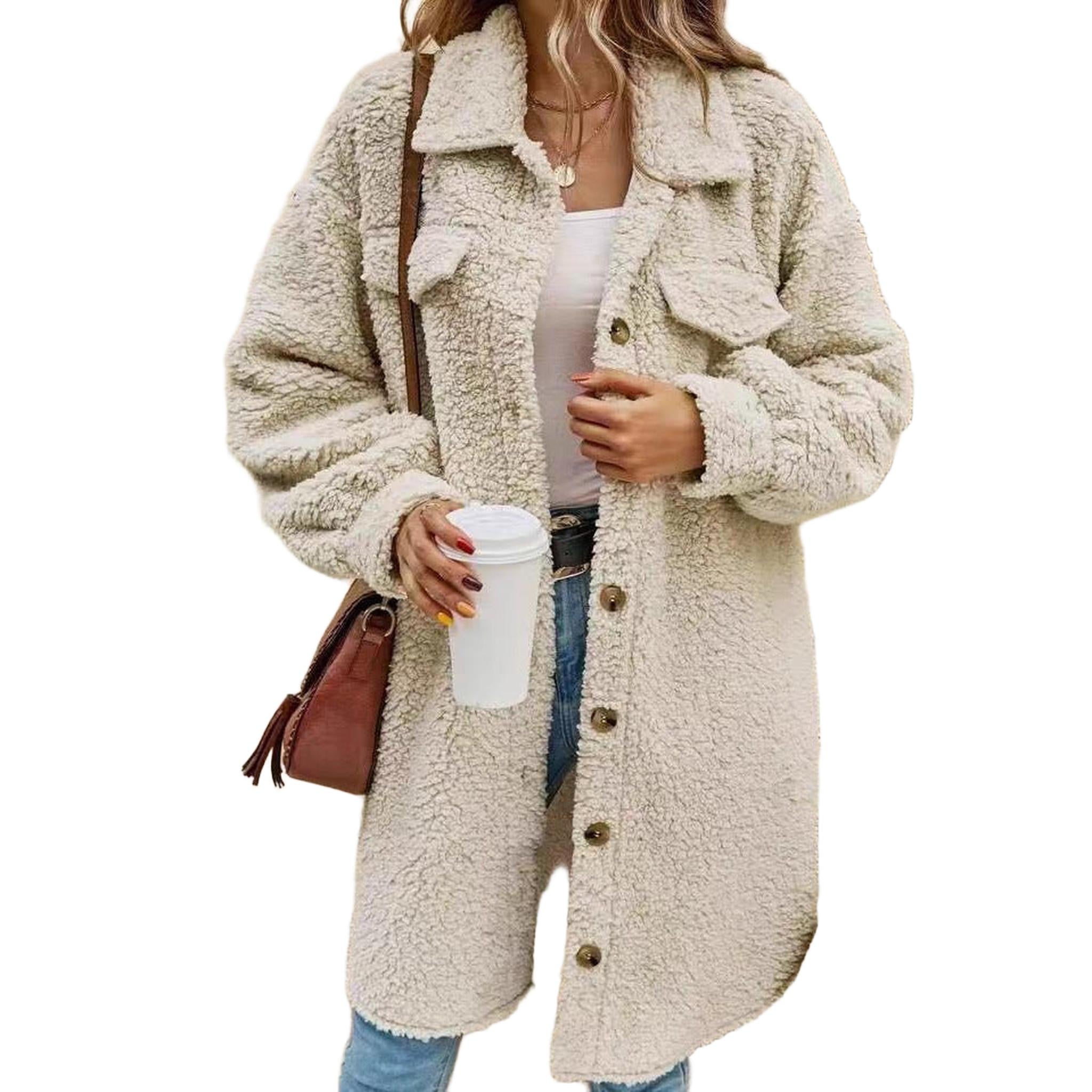 Horizon Essentials | Apricot Mid-Length Hooded Coat