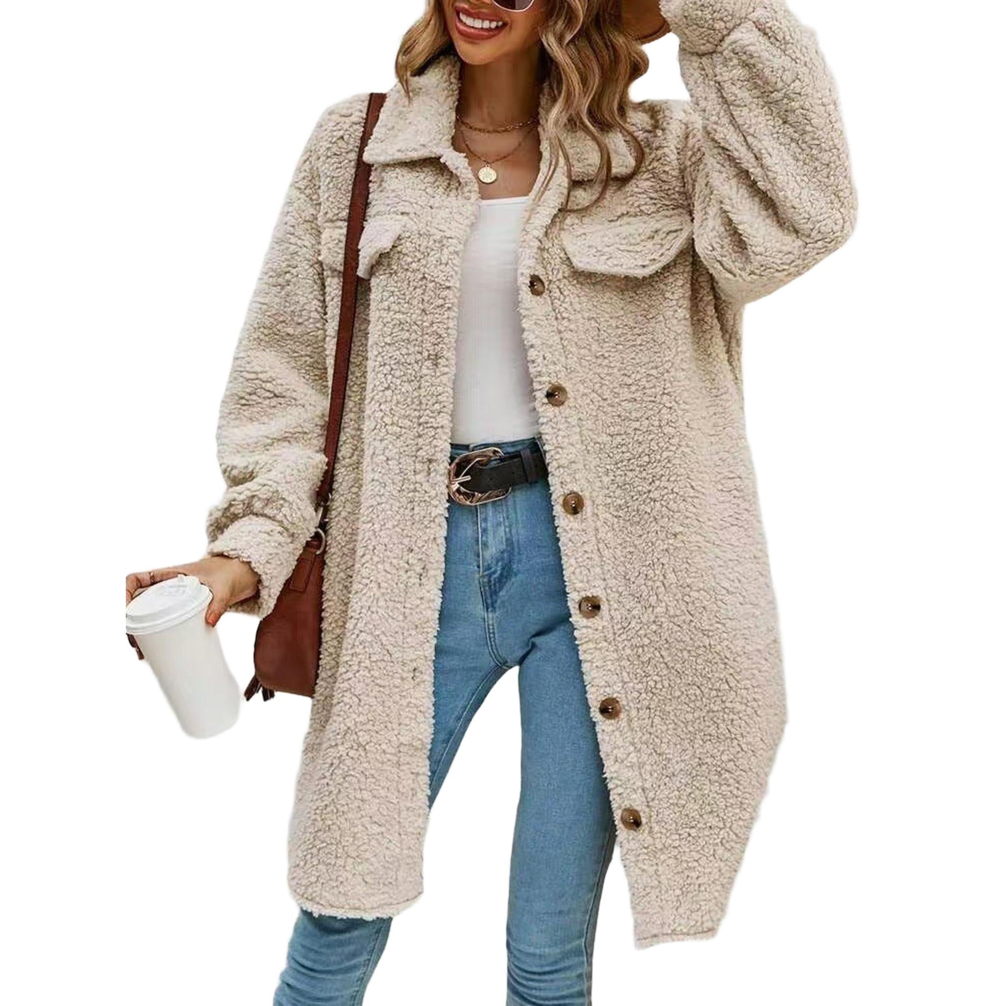 Horizon Essentials | Apricot Mid-Length Hooded Coat