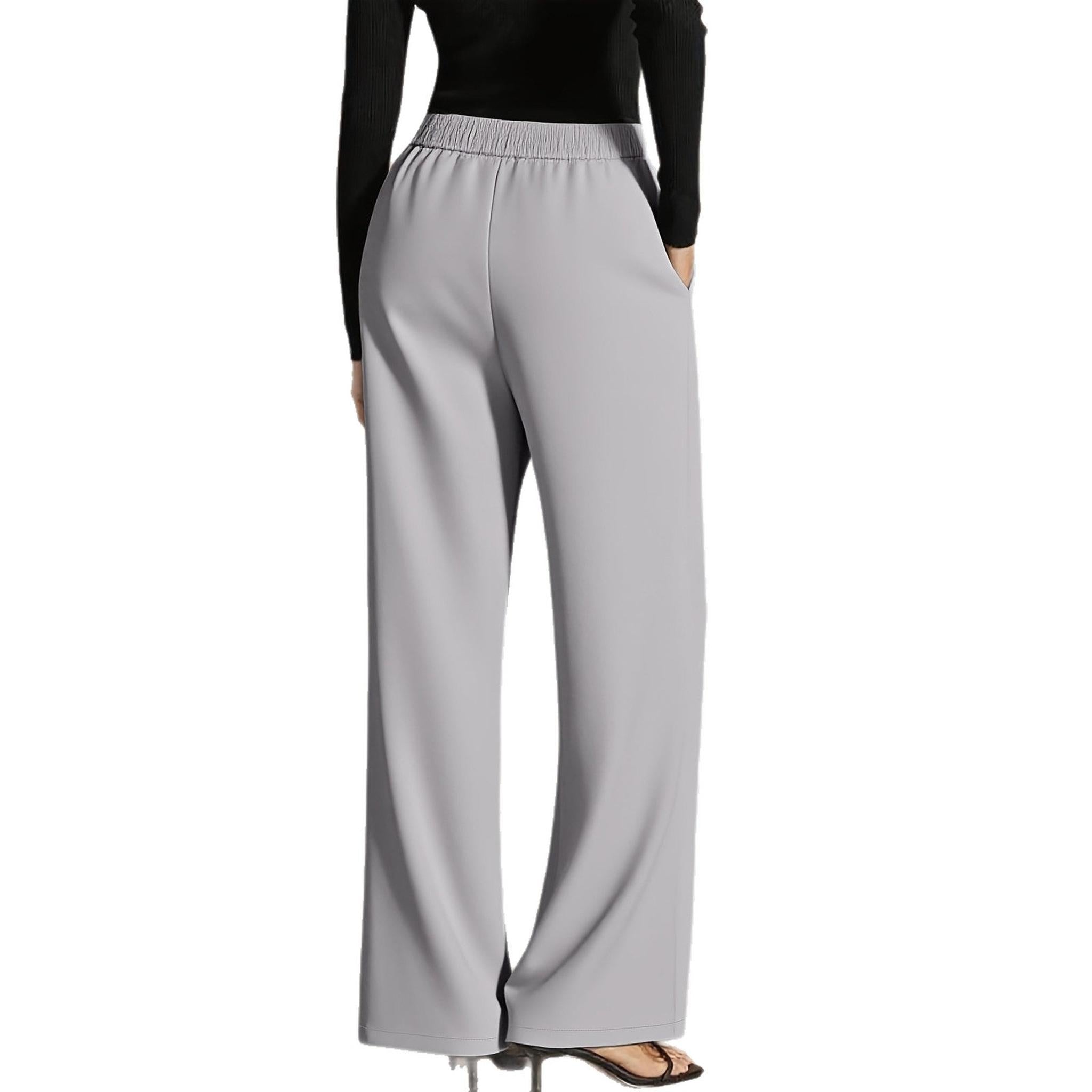 Horizon Essentials | Asymmetrical Draped High-Waisted Pants