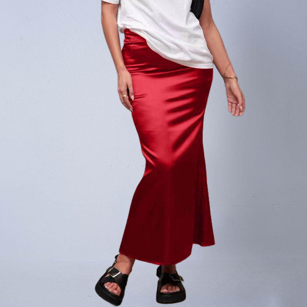 Horizon Essentials | Autumn Satin Premium Mermaid Skirt