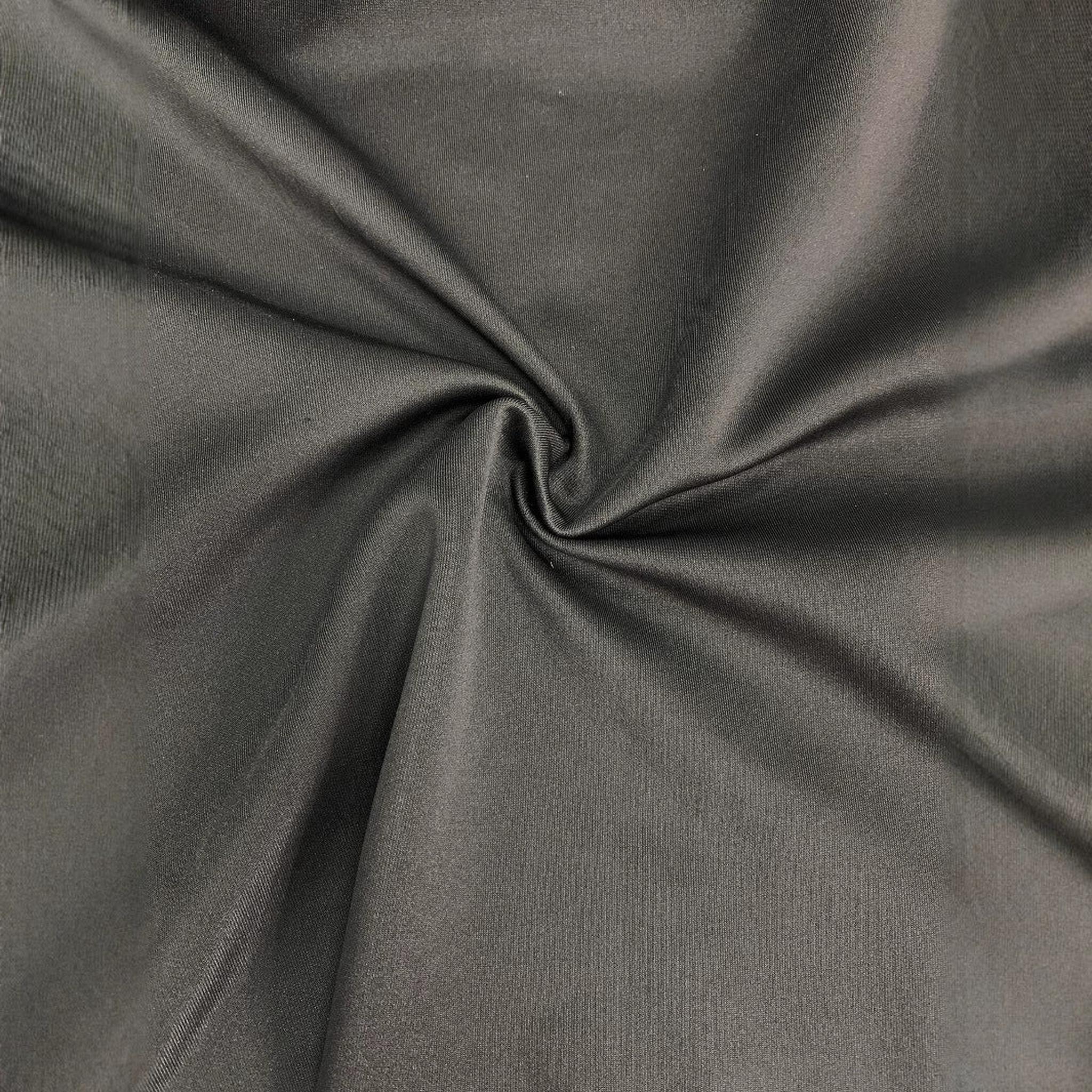 Horizon Essentials | Black One-Shoulder Slit Dress