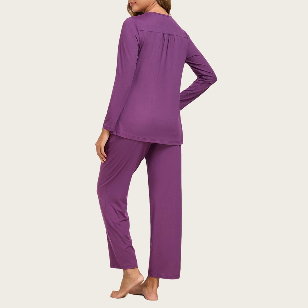 Horizon Essentials | Casual Christmas Pajama Set Pockets