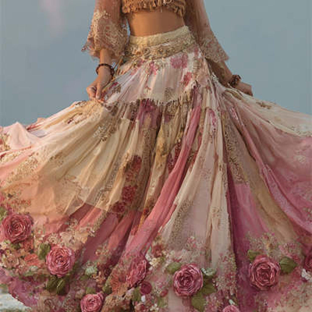 Horizon Essentials | Casual Loose 3D Print Skirt