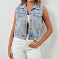 Horizon Essentials | Casual Loose Denim Vest Camis