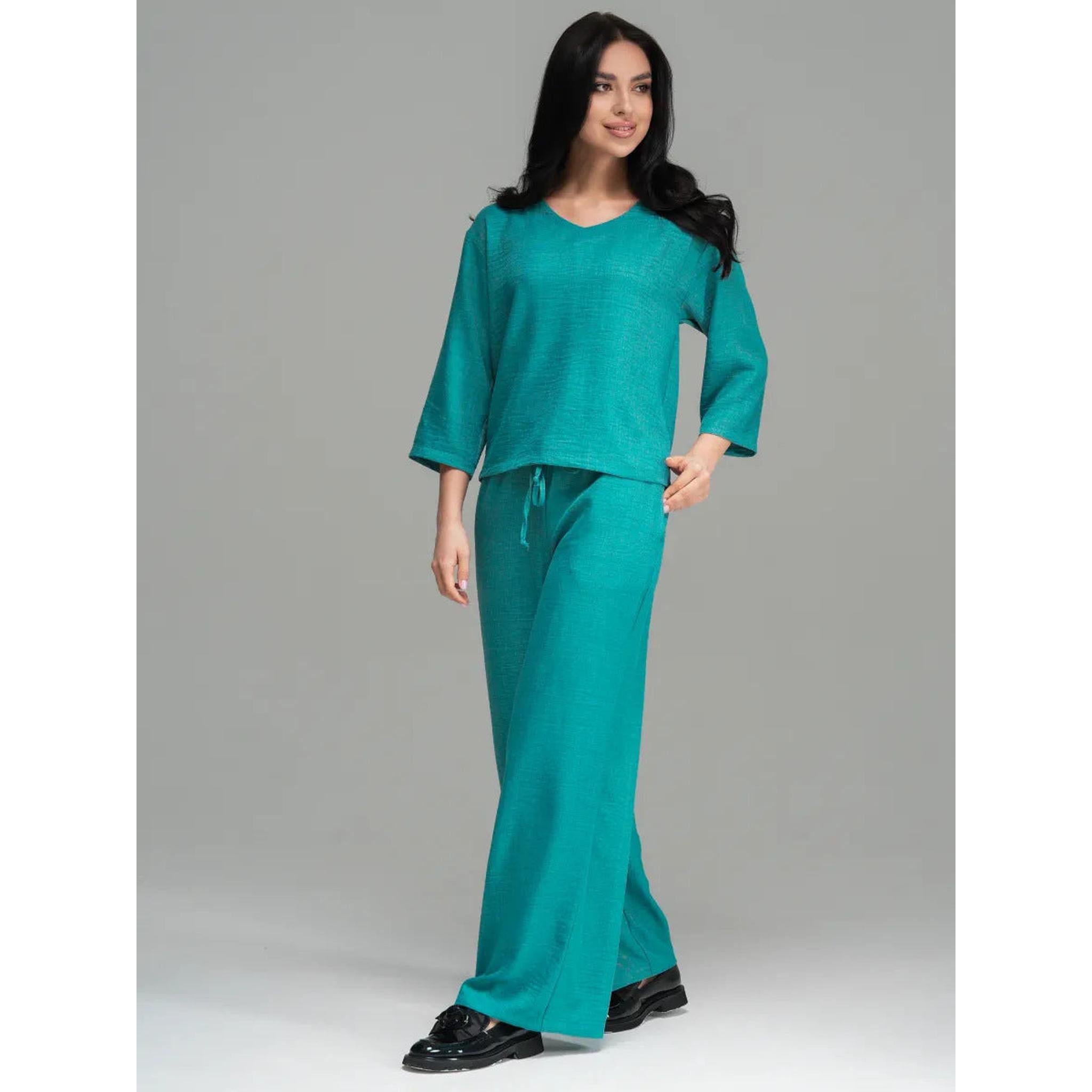 Horizon Essentials | Casual Two-Piece Wide-Leg Set
