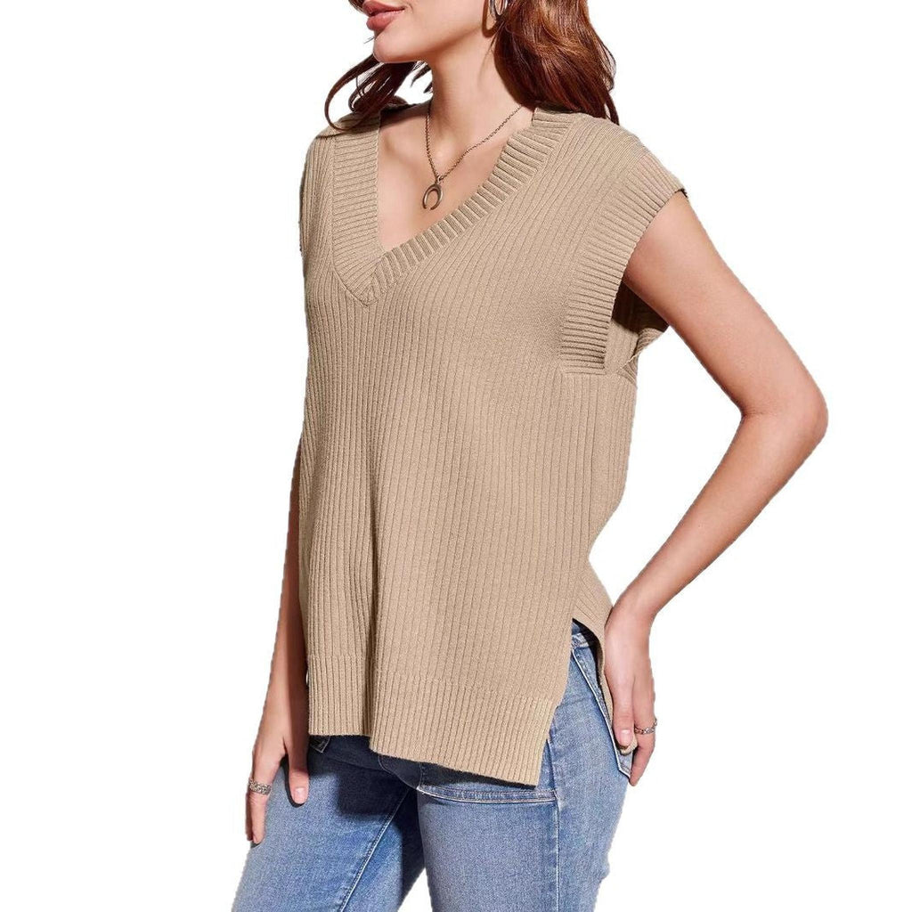 Horizon Essentials | Casual V-neck Loose Pullover Vest