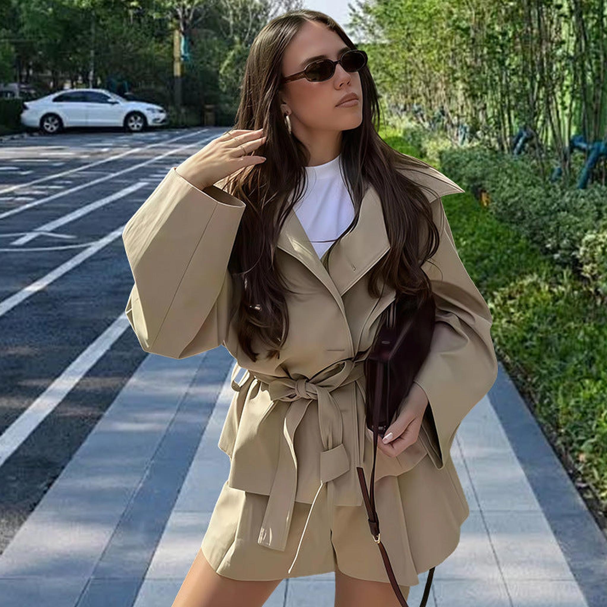 Horizon Essentials | Chic High-Waisted Shorts Set