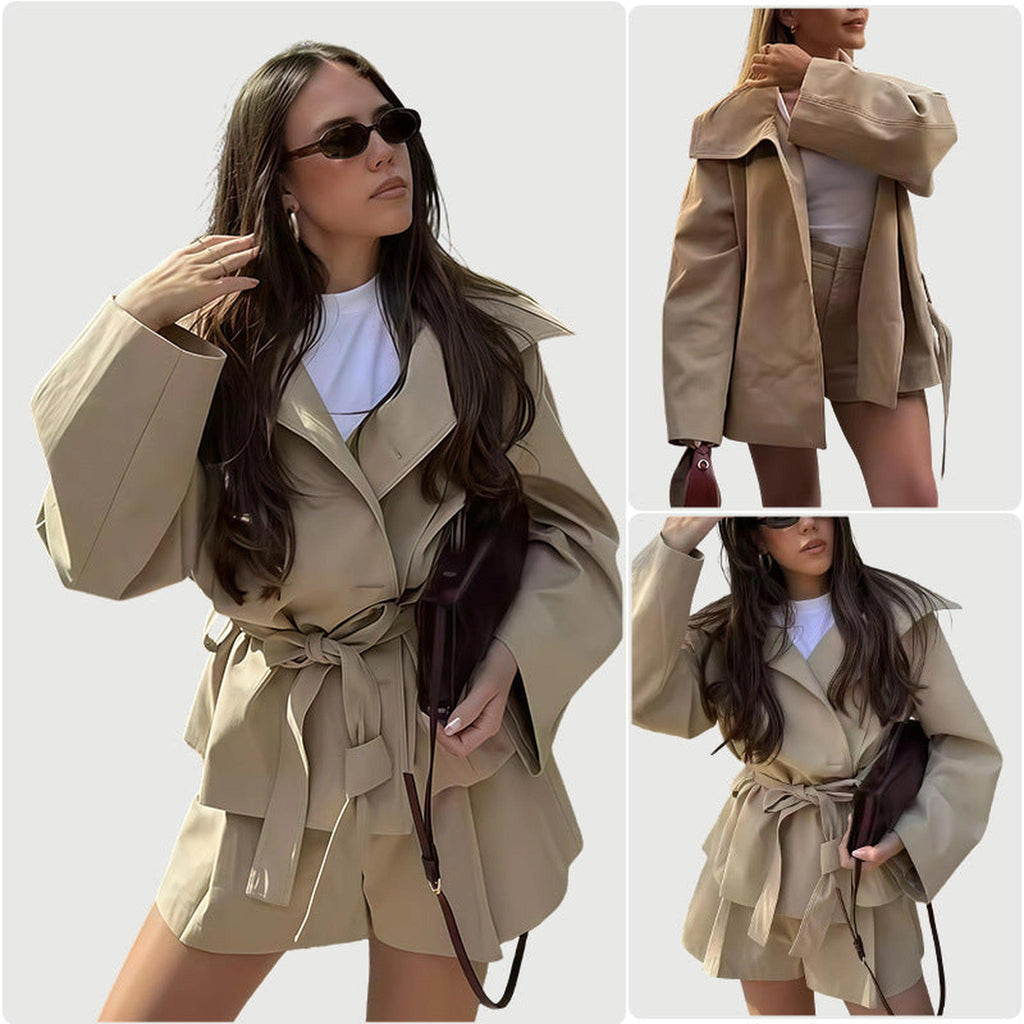 Horizon Essentials | Chic High-Waisted Shorts Set