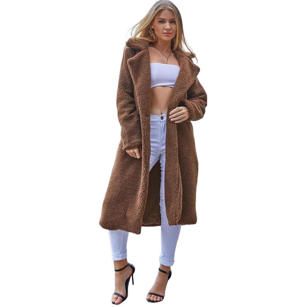 Horizon Essentials | Coffee Brown Premium Long Sleeve Coat