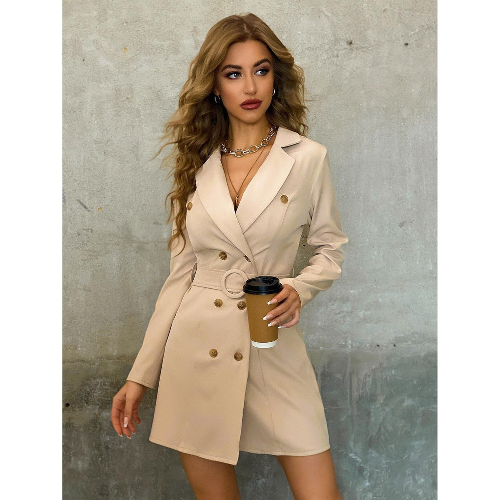 Horizon Essentials | Double Breasted Fitted Waist Dress